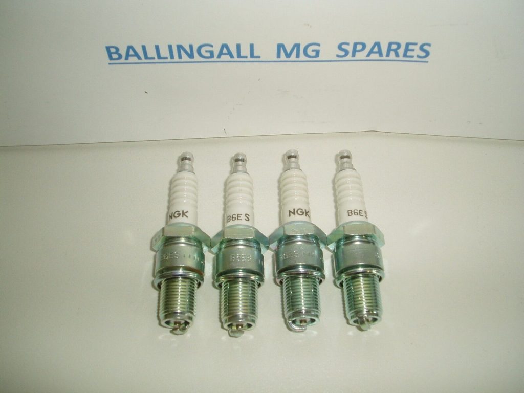 Ngk Spark Plugs X 4 B6es Leyland Mini Morris Minor Mga Mgb Mg