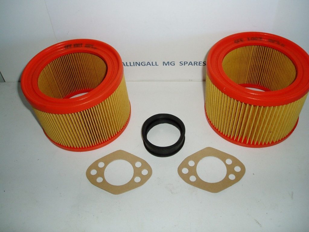 GFE1003 MGB AIR FILTER ELEMENTS X 2 AIR CLEANER SEAL AND AIR FILTER